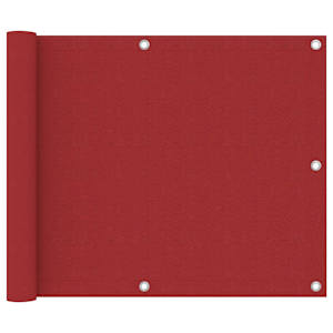 Balkonsko platno rdeče 75x600 cm oksford blago