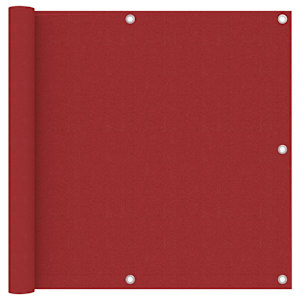 Balkonsko platno rdeče 90x400 cm oksford blago