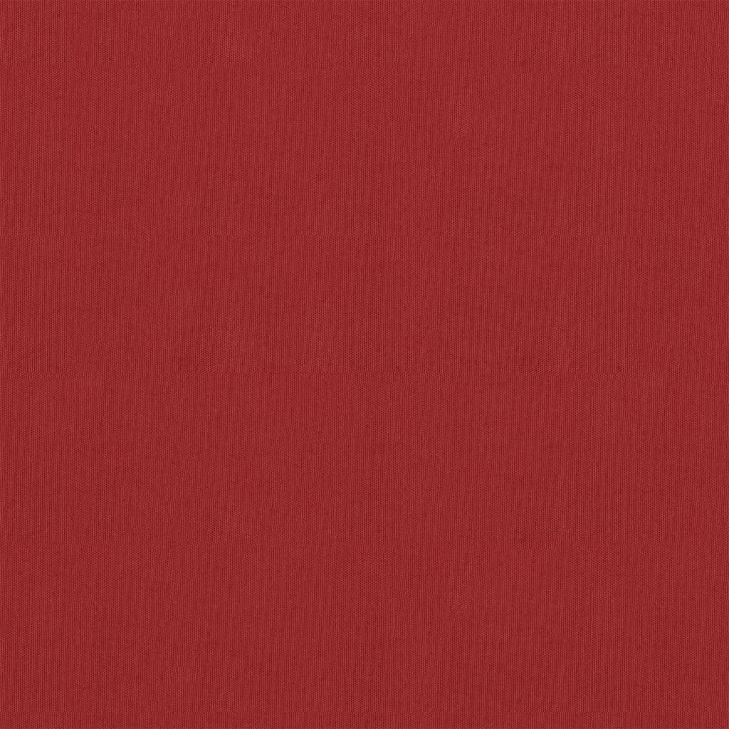 vidaXL Tela de varanda 90x600 cm tecido Oxford vermelho