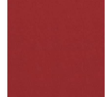 vidaXL balkona aizslietnis, 90x600 cm, sarkans audums