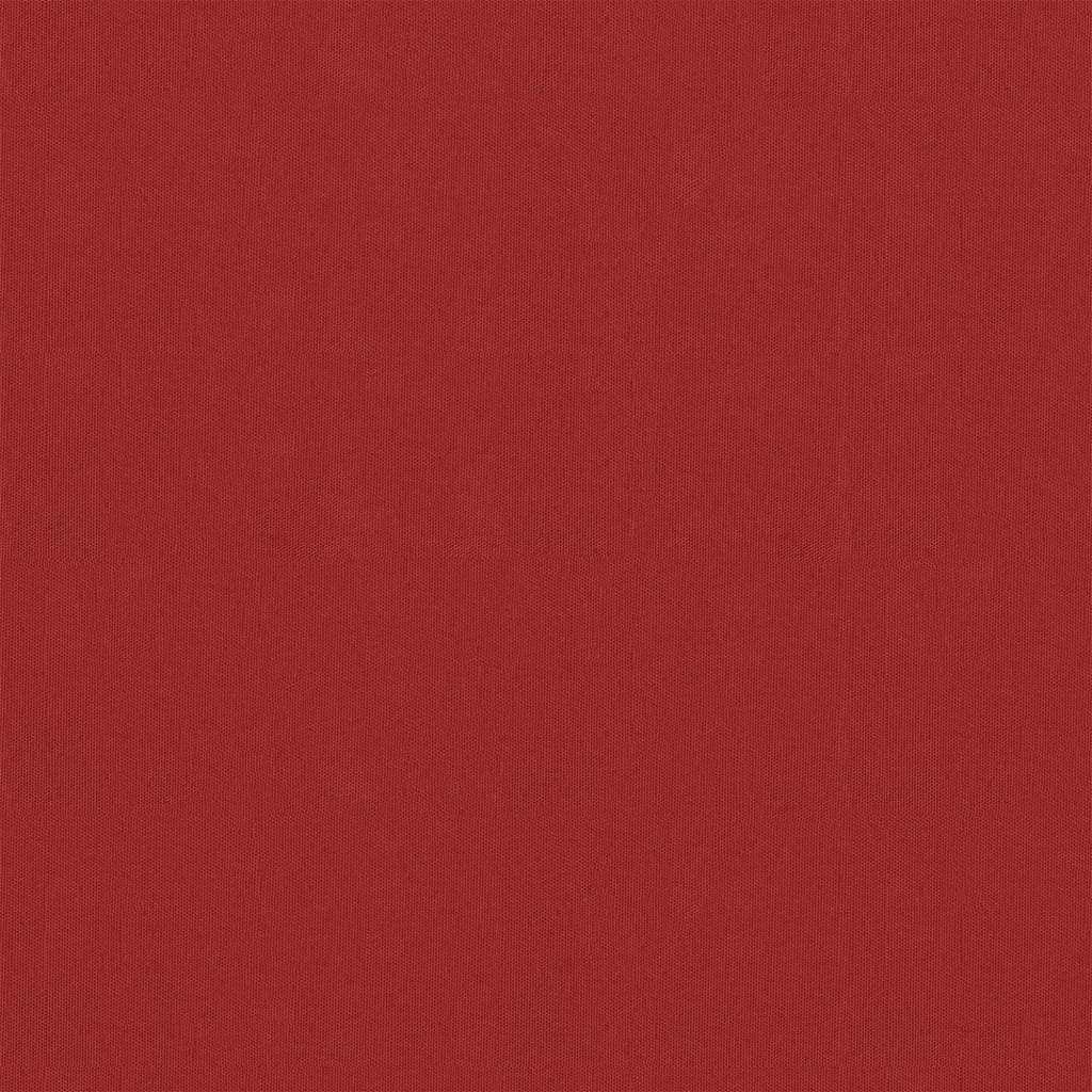 vidaXL Balkonscherm 120x600 cm oxford stof rood afbeelding
