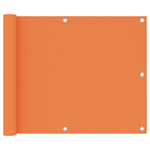 Balkonsko platno oranžno 75x300 cm oksford blago