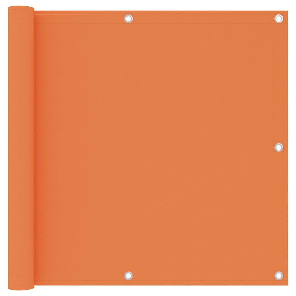 Toldo para balcón tela oxford naranja 90x500 cm
