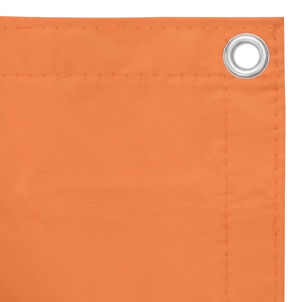 vidaXL Balkonscherm 90x600 cm oxford stof oranje afbeelding