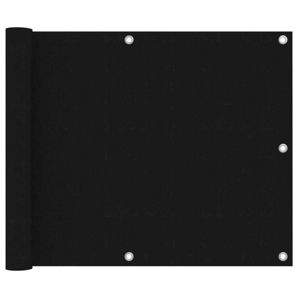 Balkon-Sichtschutz Schwarz 75×300 cm Oxford-Gewebe kaufen