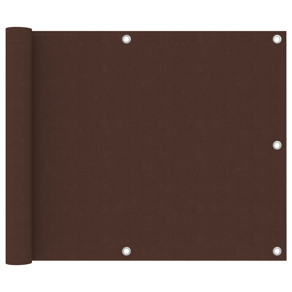 YOSOO Écran de balcon Marron 75x500 cm Tissu Oxford - YOS9774264490549