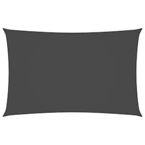 Senčno jadro oksford blago pravokotno 2x5 m antracitno - slika 2