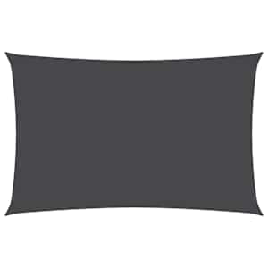 Senčno jadro oksford blago pravokotno 4x7 m antracitno - slika 2