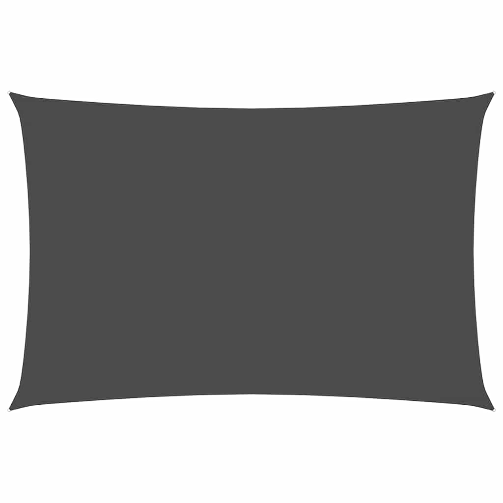 vidaXL Tieniaca plachta, oxford, obdĺžniková 6x8 m, antracitová