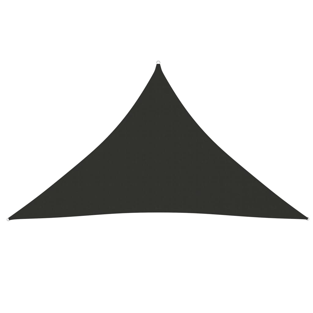 vidaXL Parasolar, antracit 3,5×3,5×4,9 m țesătură oxford, triunghiular vidaXL