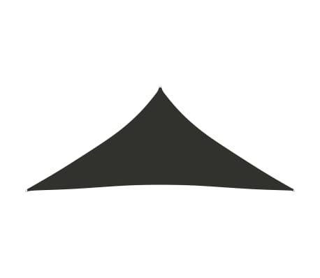 vidaXL Sunshade Sail Oxford Fabric Triangular 4x5x5 m Anthracite