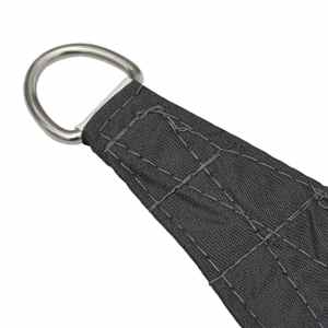 Senčno jadro oksford blago trikotno 5x5x6 m antracitno - slika 5