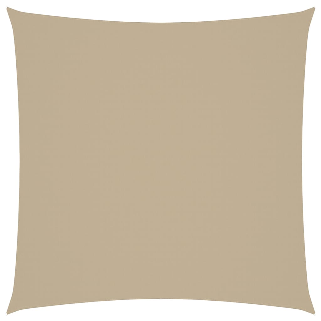 vidaXL solsejl 4,5x4,5 m firkantet oxfordstof beige