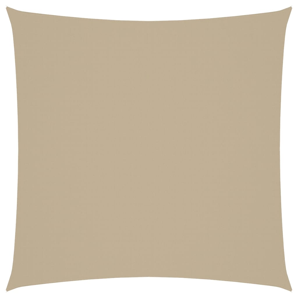 vidaXL solsejl 5x5 m firkantet oxfordstof beige