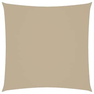 Senčno jadro oksford blago kvadratno 5x5 m bež - slika 2