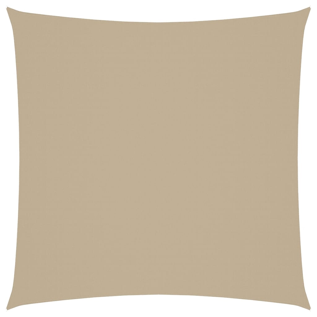 vidaXL solsejl 7x7 m firkantet oxfordstof beige