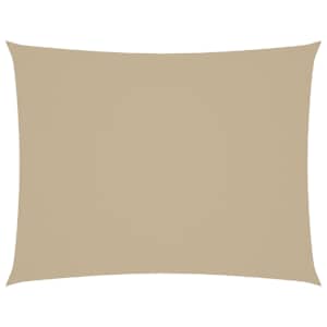 Senčno jadro oksford blago pravokotno 2x3 m bež - slika 2