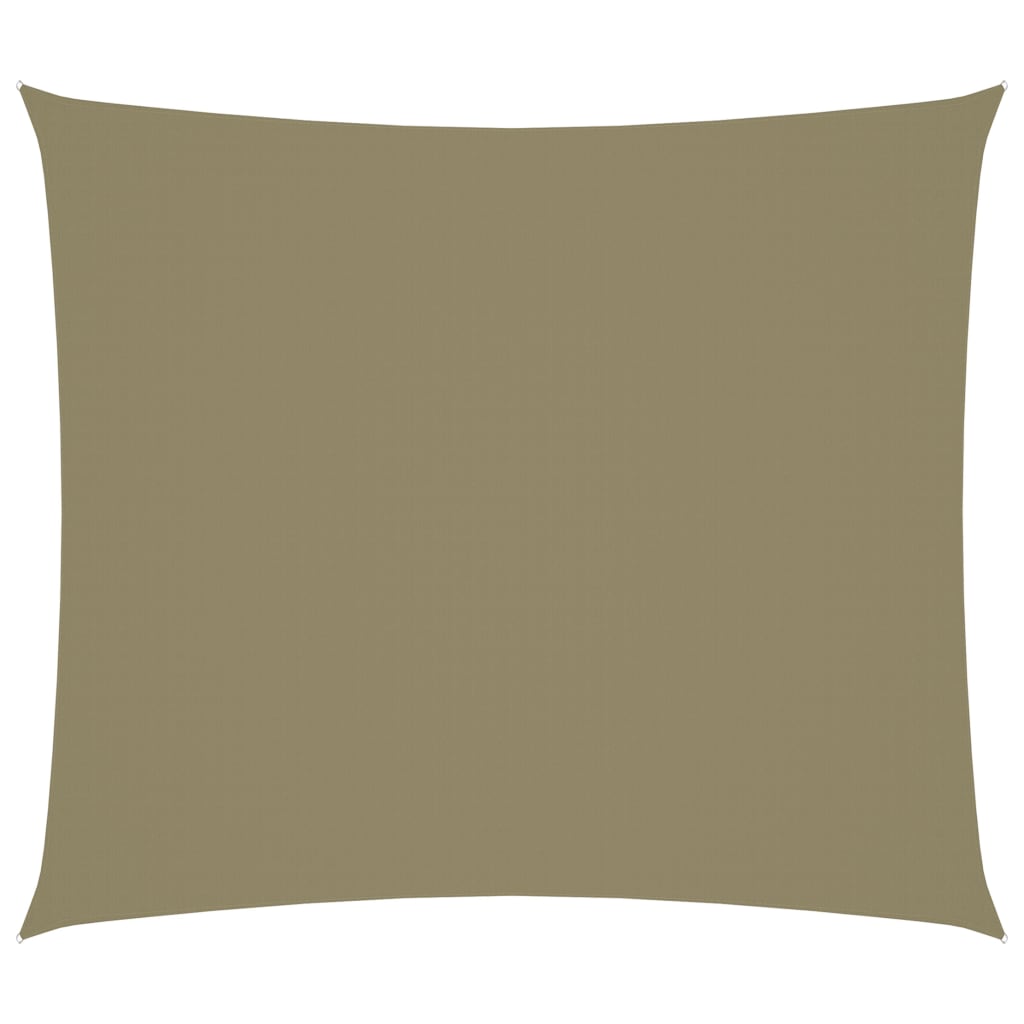 vidaXL Zonnescherm rechthoekig 2,5×3 m oxford stof beige