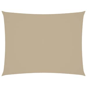 Senčno jadro oksford blago pravokotno 5x7 m bež - slika 2