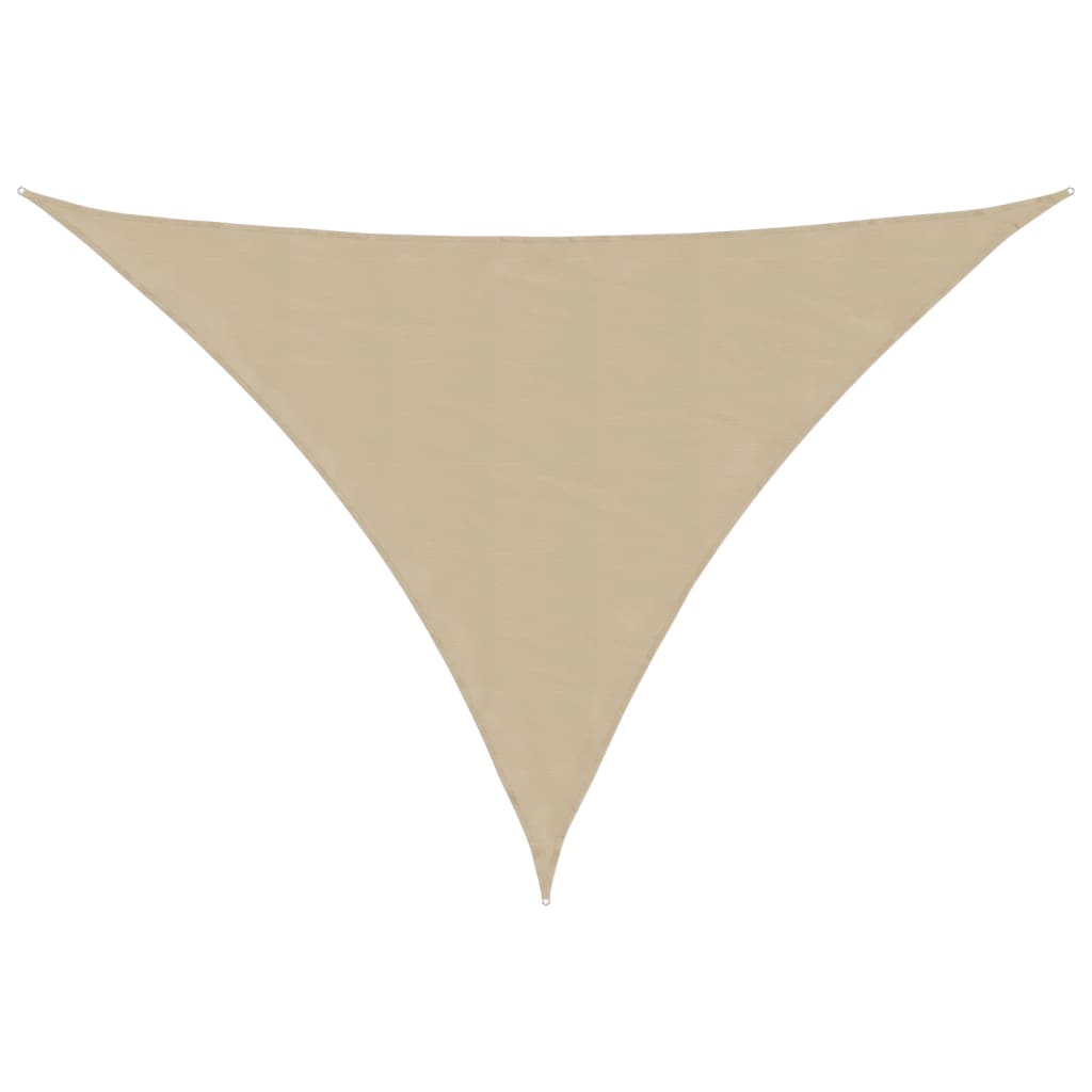vidaXL Parasolar, bej, 4x5x5 m, țesătură oxford, triunghiular  