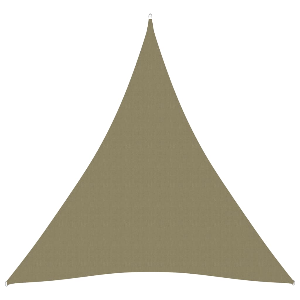 vidaXL Parasolar, bej, 4x5x5 m, țesătură oxford, triunghiular