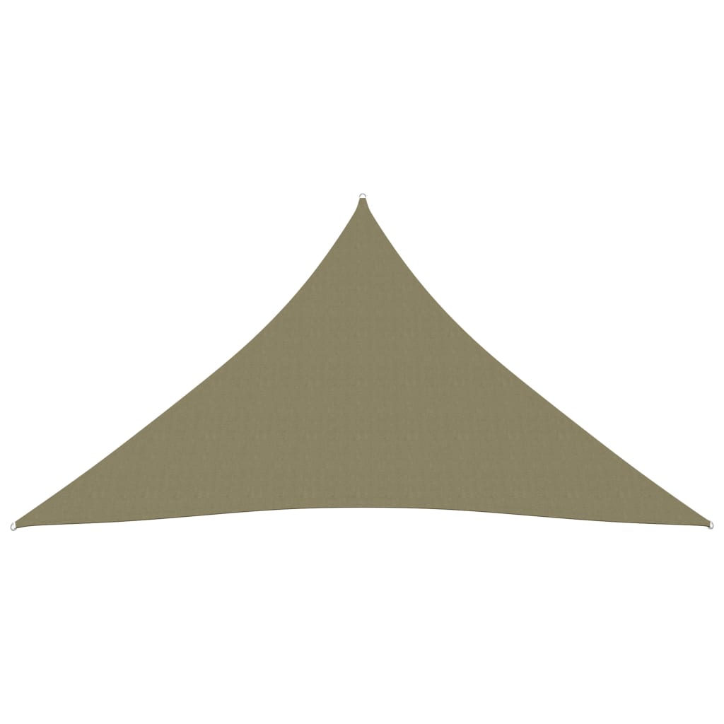  Tieniaca plachta oxfordská látka trojuholníková 4x5x5 m béžová