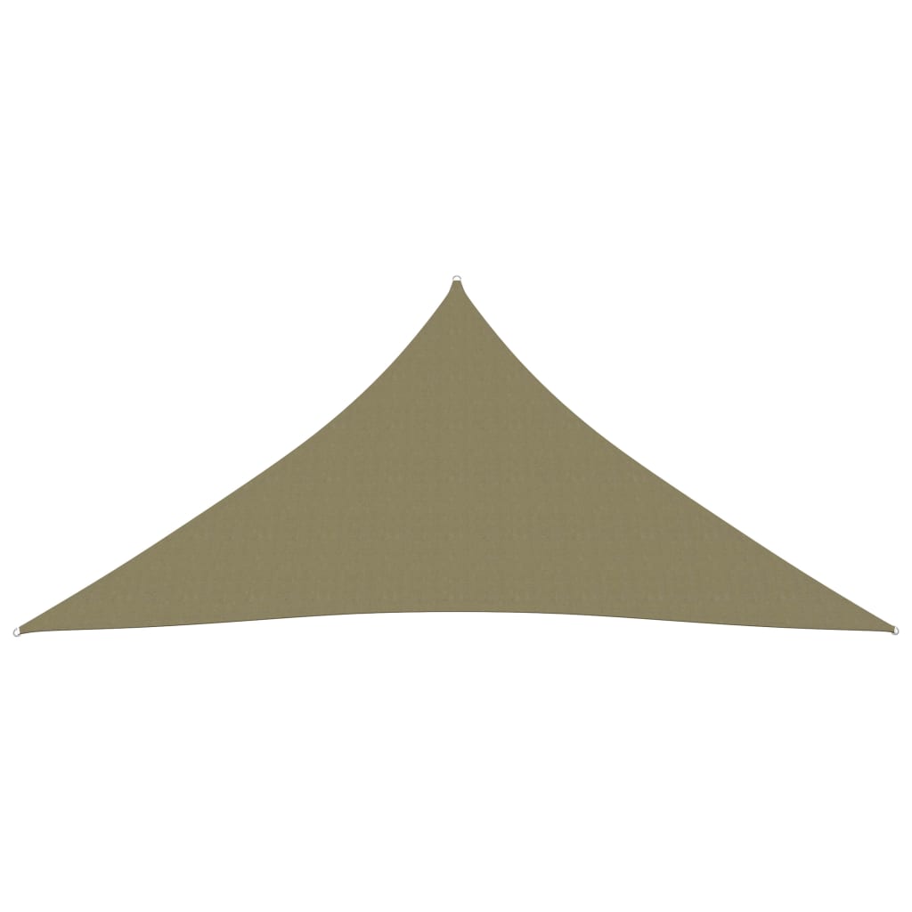 vidaXL Voile de parasol Tissu Oxford triangulaire 6x6x6 m Beige