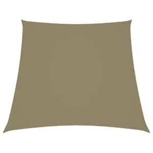 Senčno jadro oksford blago trapez 2/4x3 m bež