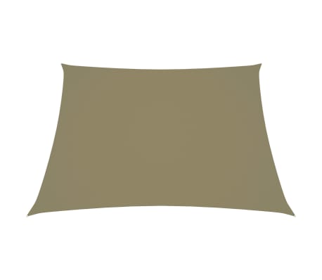 vidaXL Uždanga nuo saulės, smėlio spalvos, 3/4x3m, oksfordo audinys