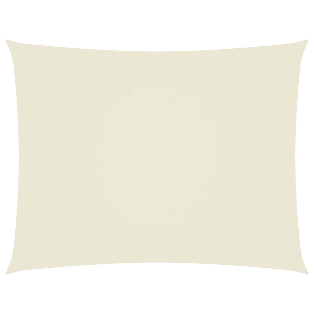 vidaXL Tieniaca plachta, oxford, obdĺžniková 2x3 m, krémová