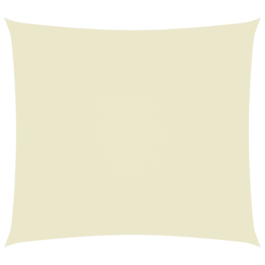 Sonnensegel Oxford-Gewebe Rechteckig 3,5×4,5 m Creme kaufen