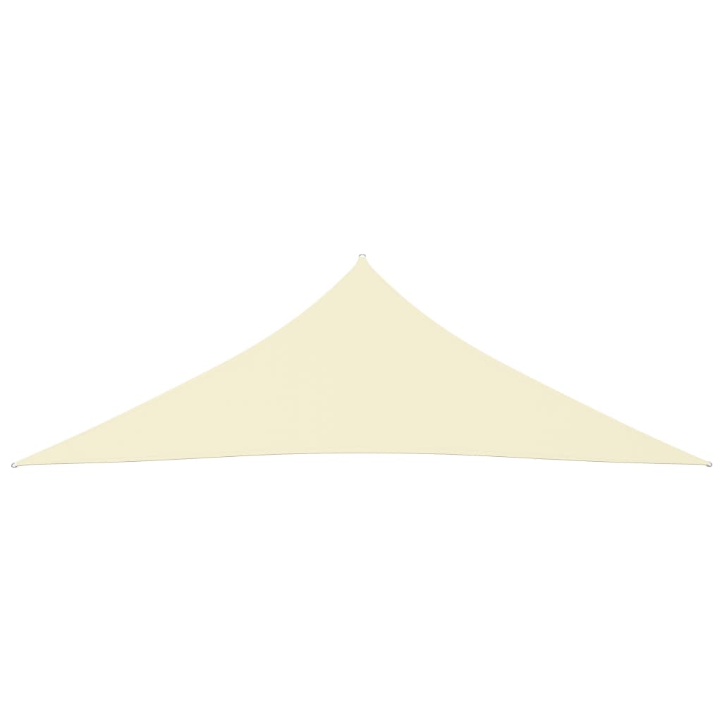  Tieniaca plachta oxfordská látka trojuholníková 4x4x5,8 m krémová