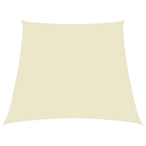 vidaXL oxford-kangast p&auml;ikesepuri trapets, 2/4x3 m m kreemjasvalge