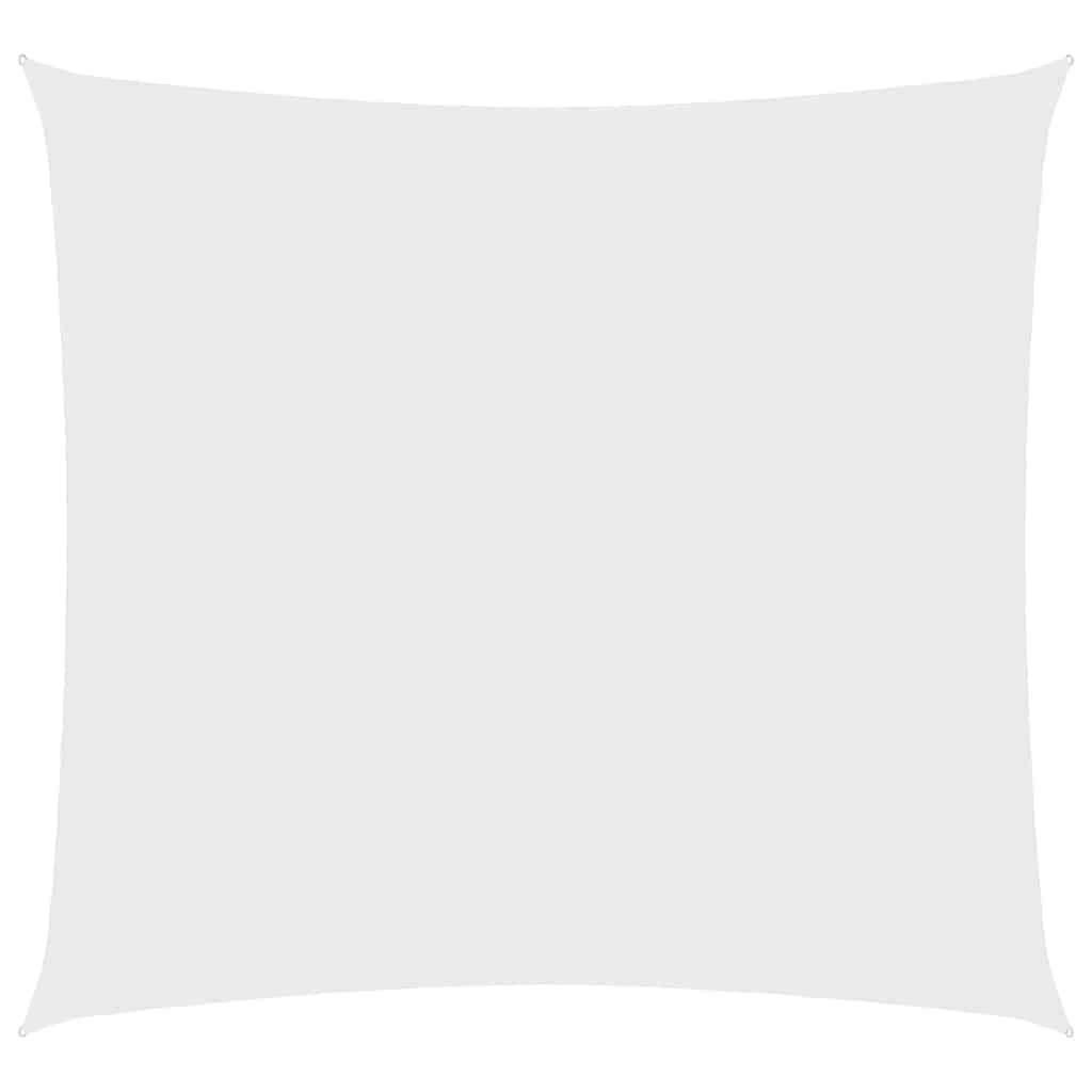 vidaXL Stínící plachta oxfordská látka čtvercová 6 x 6 m bílá