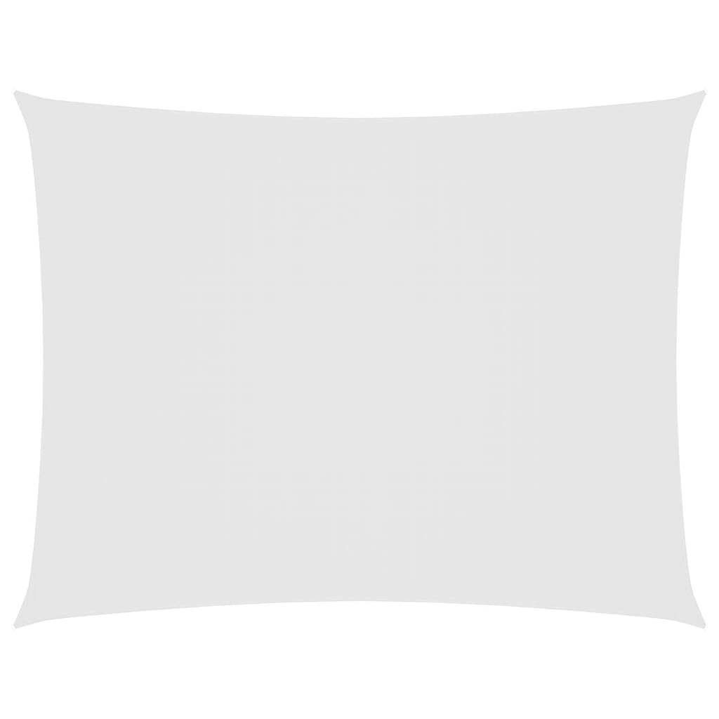 vidaXL Tieniaca plachta oxfordská látka obdĺžniková 5x6 m biela