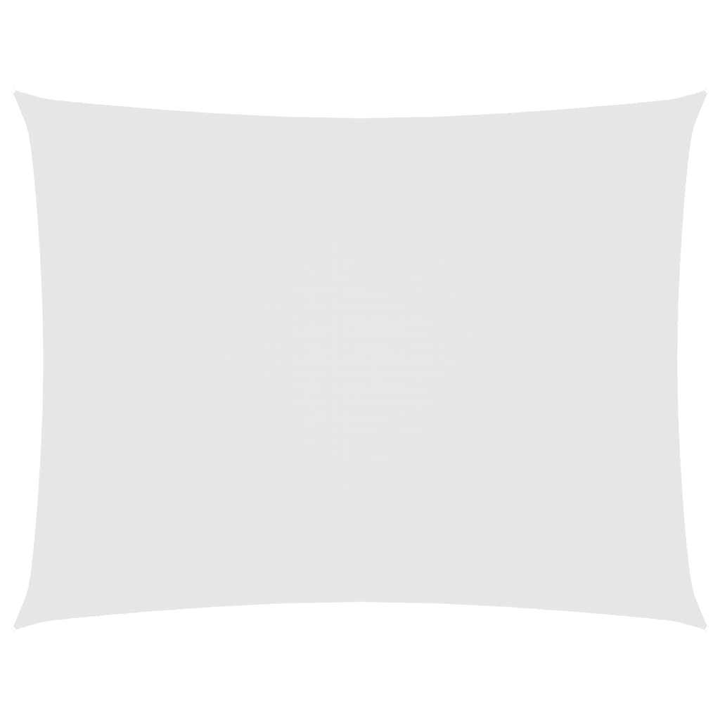 vidaXL Tieniaca plachta oxfordská látka obdĺžniková 5x7 m biela