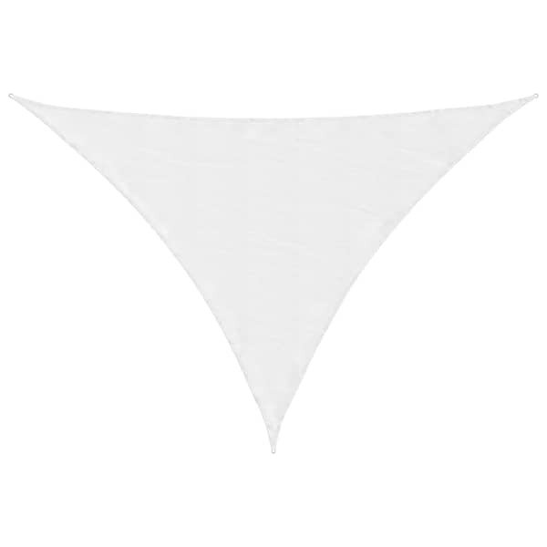 vidaXL p&auml;ikesepuri, oxford-kangast, kolmnurkne, 3,5x3,5x4,9 m, valge