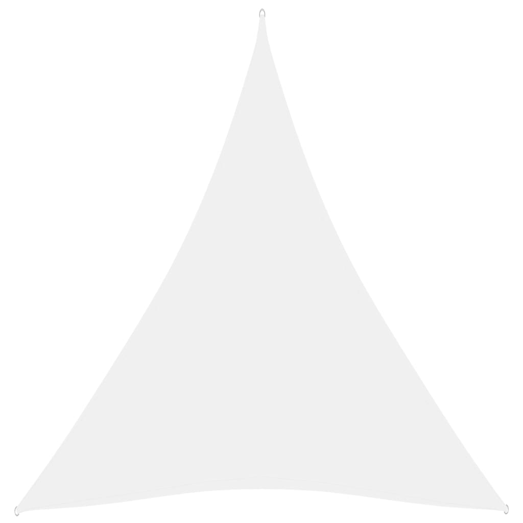 Parasolar alb 36x36x36 m tesatura oxford triunghiular