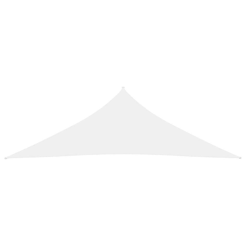  Tieniaca plachta oxfordská látka trojuholníková 5x5x6 m biela