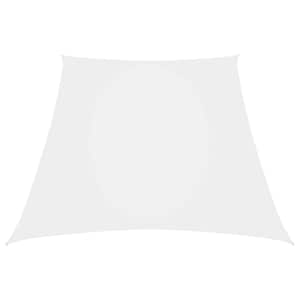 vidaXL oxford-kangast p&auml;ikesepuri trapets, 2/4x3 m m valge
