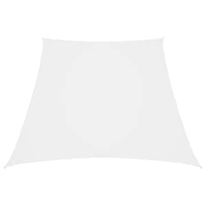 Senčno jadro oksford blago trapez 3/4x3 m belo