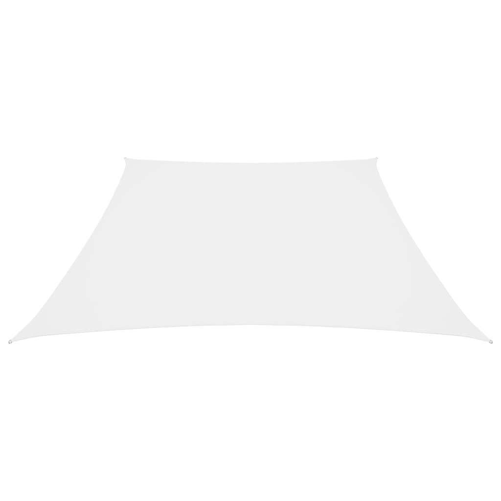 vidaXL Zonnescherm trapezium 3/4x3 m oxford stof wit afbeelding