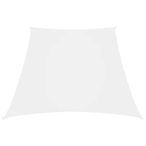 Senčno jadro oksford blago trapez 3/5x4 m belo