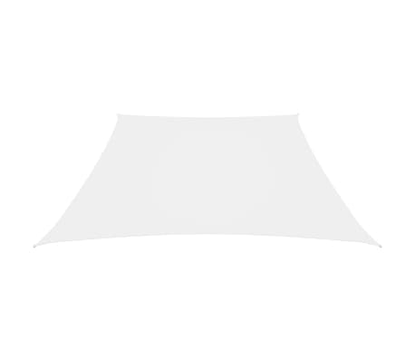 vidaXL Uždanga nuo saulės, baltos spalvos, 4/5x4m, oksfordo audinys