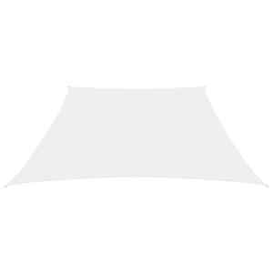 vidaXL Uždanga nuo saulės, baltos spalvos, 4/5x4m, oksfordo audinys