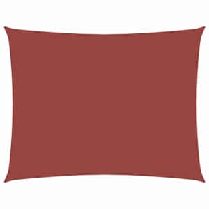 Stínící plachta oxfordská látka obdélníková 2 x 3,5 m cihlová - obrázek 2