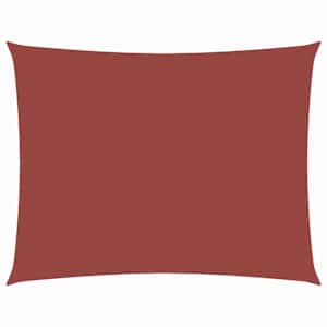 Stínící plachta oxfordská látka obdélníková 2,5 x 4 m cihlová - obrázek 2