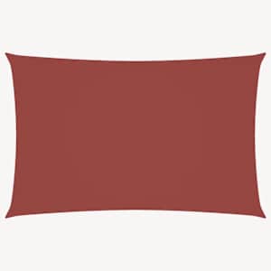 Stínící plachta oxfordská látka obdélníková 2,5 x 5 m cihlová - obrázek 2