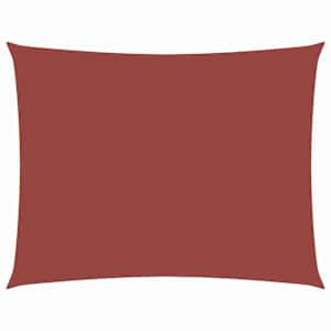 Stínící plachta oxfordská látka obdélníková 6 x 7 m cihlová - obrázek 2