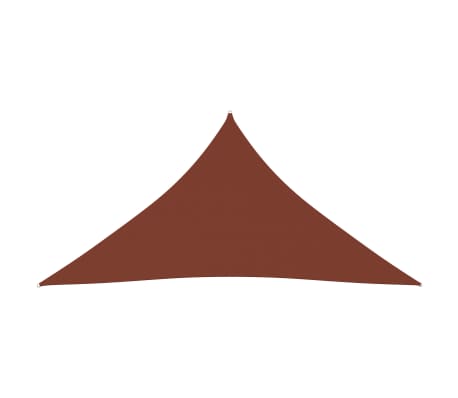 vidaXL Voile de parasol tissu oxford triangulaire 4x5x5 m terre cuite